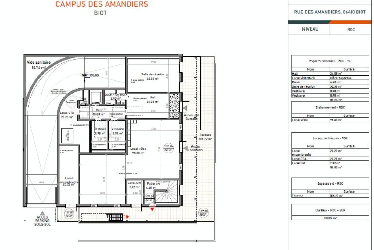 Bureau Biot 1656m² Vente bureau Biot Alpes-Maritimes OVBUR2421491 19